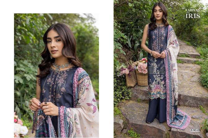 Fariyas By Iris Cotton Pakistani Dress Material Catalog